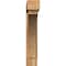 Ekena Millwork Thorton Block Rough Sawn Bracket w/ Offset Brace, Western Red Cedar, 8"W x 40"D x 44"H BKT0806X40X44THR05RWR - alternate 3